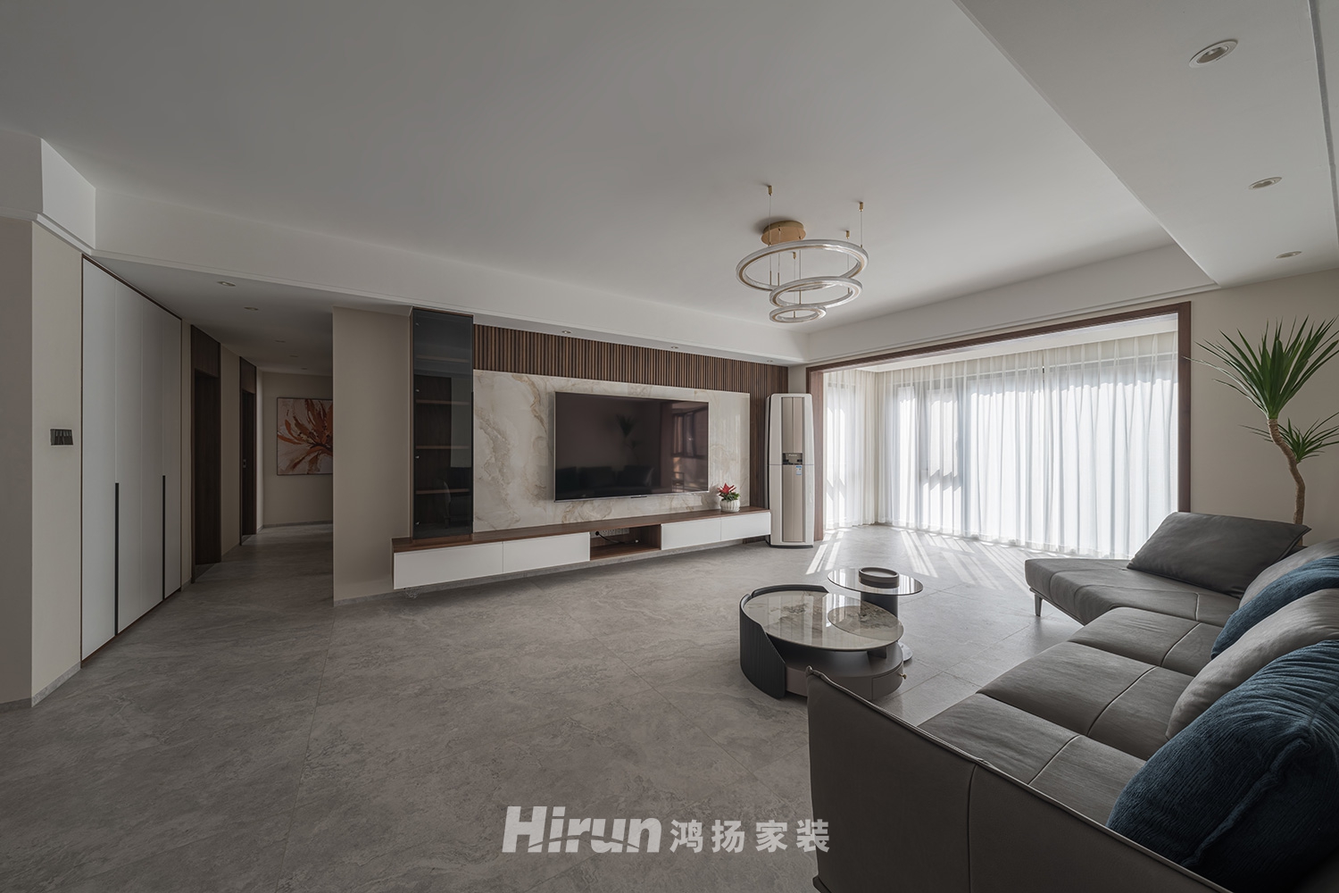 和美星城168㎡北歐之光四居室 裝修案例實景圖-4