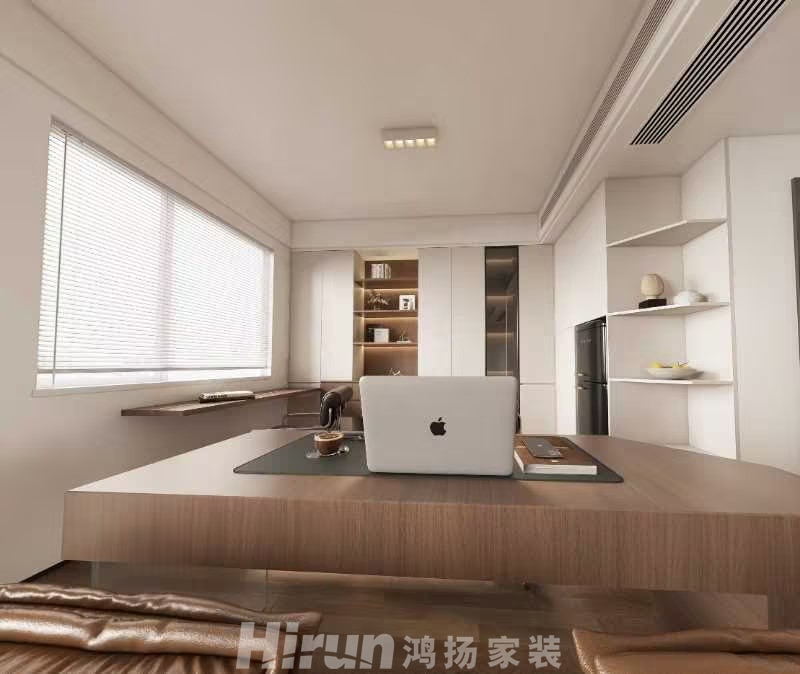 澳海谷山府100㎡新裝飾主義復式 裝修案例效果圖-1