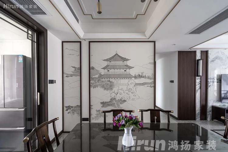 你見過125㎡的四房兩廳嗎？今天這套中式美宅絕對讓你大開眼見