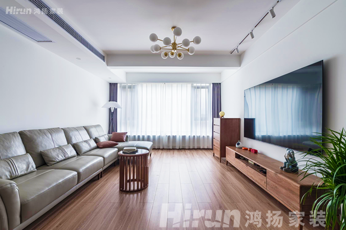 156㎡北歐風(fēng)四居室，LDK格局，原木地板通鋪，全屋簡(jiǎn)單清爽，愛(ài)了！